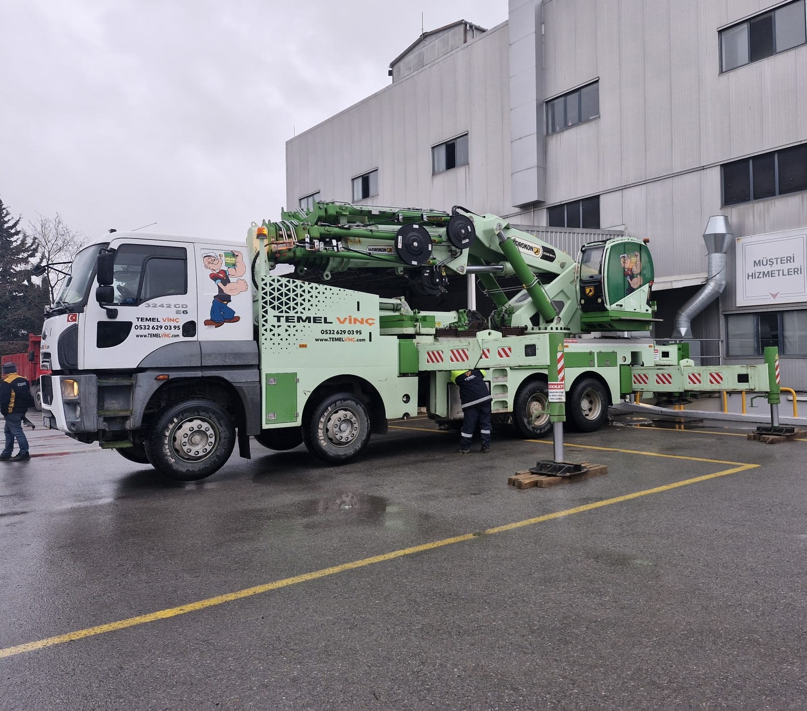 Kadıköy kiralık vinç ve sepetli vinç hizmetleri